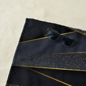 Luxe badhanddoek – modern geometrisch ontwerp (In situ)
