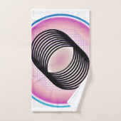 Luxe badhanddoek set ontwerp op Zazzle Bad Handdoek (Handdoek)