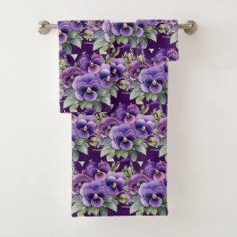 Luxe badhanddoekenset | Verwen jezelf met bloemen Bad Handdoek