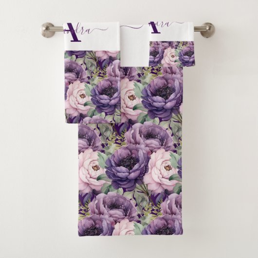 Luxe badhanddoekenset | Verwen jezelf met bloemen Bad Handdoek (Insitu)