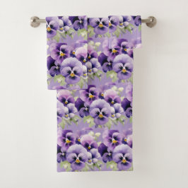 Luxe badhanddoekenset | Verwen jezelf met bloemen Bad Handdoek