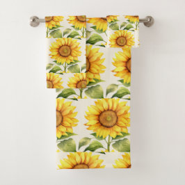Luxe badhanddoekenset | Verwen jezelf met bloemen Bad Handdoek