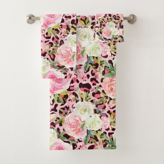 Luxe badhanddoekenset | Verwen jezelf met bloemen Bad Handdoek (Insitu)