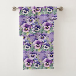 Luxe badhanddoekenset | Verwen jezelf met bloemen Bad Handdoek