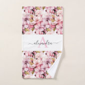 Luxe badhanddoekenset | Verwen jezelf met bloemen Bad Handdoek (Handdoek)