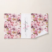 Luxe badhanddoekenset | Verwen jezelf met bloemen Bad Handdoek (Handdoek)