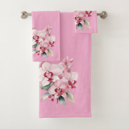Luxe badhanddoekenset | Verwen jezelf met bloemen Bad Handdoek