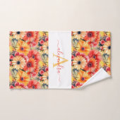 Luxe badhanddoekenset | Verwen jezelf met bloemen Bad Handdoek (Handdoek)
