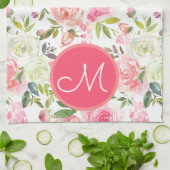 Luxe badhanddoekenset | Verwen jezelf met bloemen Theedoek (Gevouwen)