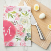 Luxe badhanddoekenset | Verwen jezelf met bloemen Theedoek (Quarter Fold)