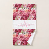 Luxe badhanddoekenset | Verwen uzelf met bloemen Bad Handdoek (Handdoek)