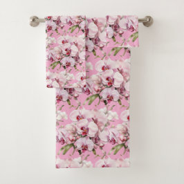 Luxe badhanddoekenset | Verwen uzelf met bloemen Bad Handdoek
