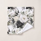 Luxe badhanddoekenset | Verwen uzelf met bloemen Bad Handdoek (Wasdoekje)