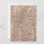 Luxe Ballon Beige Glitter 50e verjaardag Kaart (Achterkant)