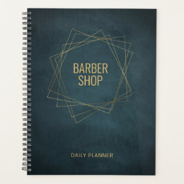 Luxe barber-winkelbediende goudelegant planner