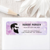 Luxe Barbershop Retouradreslabel Etiket (Insitu)