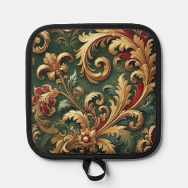 Luxe Barok Damaskpatroon Pannenlap