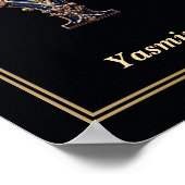 Luxe Barok Letter Y Monogram Poster (Hoek)