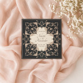 Luxe Barok Save the Date Kaart