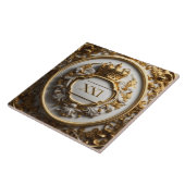 Luxe barokke keramische Tegel Tegeltje (Zijkant)