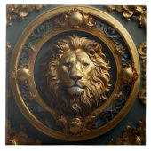 Luxe barokke keramische Tegel Tegeltje (Voorkant)