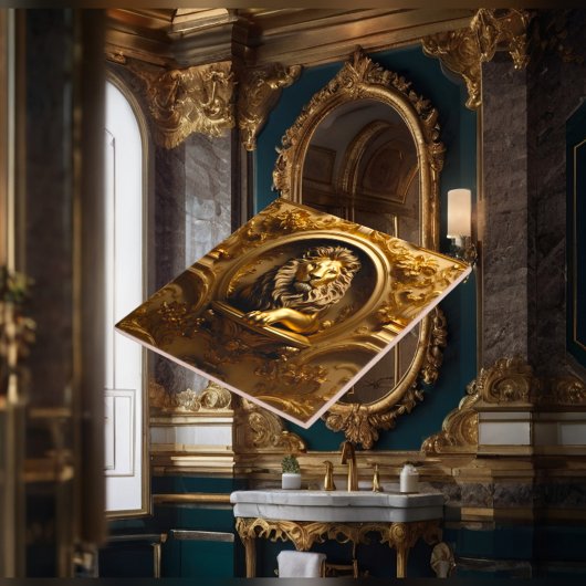 Luxe barokke keramische Tegel Tegeltje