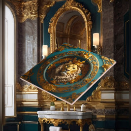 Luxe barokke keramische Tegel Tegeltje