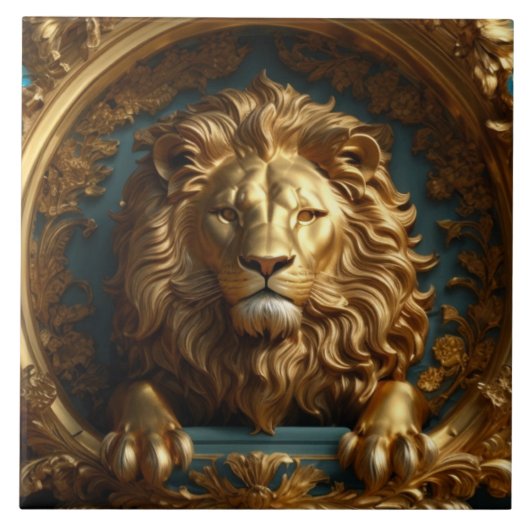 Luxe barokke keramische Tegel Tegeltje (Voorkant)