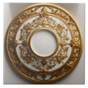 Luxe barokke keramische Tegel Tegeltje