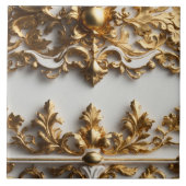 Luxe barokke keramische Tegel Tegeltje (Voorkant)