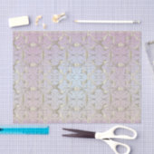 Luxe Baroque Gold Damask-patroon op pasta ombre Tissuepapier (Craft)
