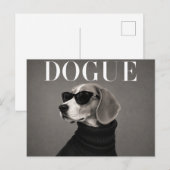 Luxe Beagle-hondenportret Briefkaart (Voorkant / Achterkant)