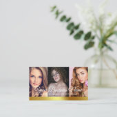 Luxe Beauty 4 foto Visitekaartje T (Staand voorkant)