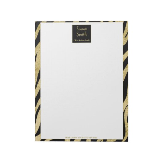 Luxe Beauty-ervaring  Notitieblok (Linkerzijde)