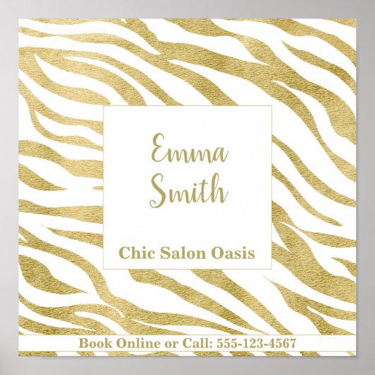 Luxe Beauty Experience Poster (Voorkant)