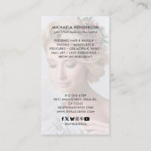 Luxe Beauty & Hair Stylist Branding Visitekaartje (Achterkant)