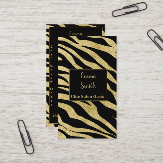 Luxe Beauty Professioneel Visitekaartje (Voorkant / Achterkant in situ)