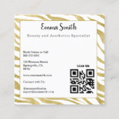 Luxe Beauty Professioneel Visitekaartje (Achterkant)