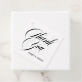 Luxe Bedankt bruiloft Bedankjes Labels (In situ)