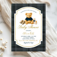 luxe beer babyshower uitnodiging