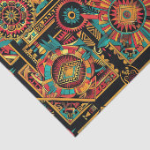 Luxe Beige "Aztec Dream" Textured Tissue Pape Tissuepapier (Detail)