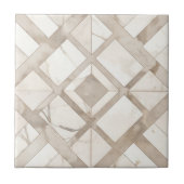 Luxe Beige Diamond Marble Tegel Tegeltje (Voorkant)