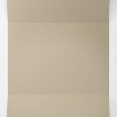 Luxe Beige Trouwdriehoek Uitnodiging (Binnenkant midden)