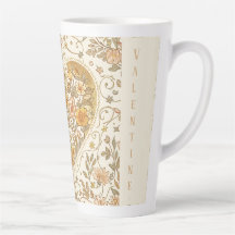 Luxe, , Beigi goudgeel ,Love Heart Bloemen