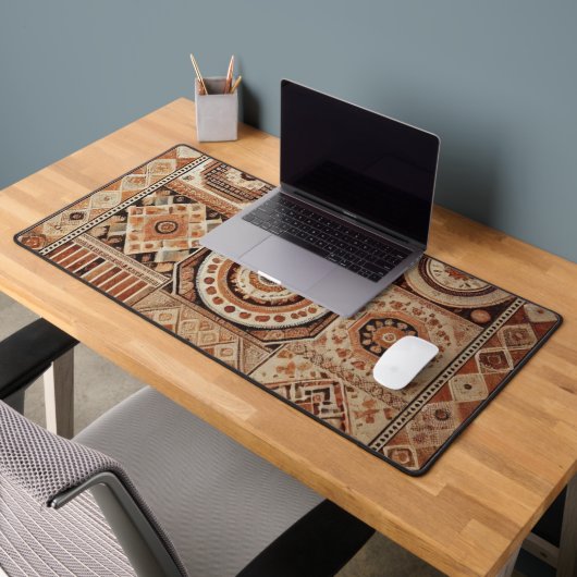 Luxe Berber Desk Mat - Een tijdloze aanraking van  (Kantoor 2)