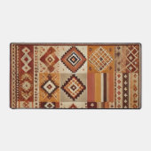 Luxe Berber Desk Mat - Een tijdloze aanraking van  (Voorkant)