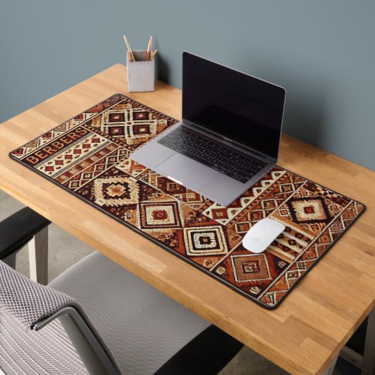 Luxe Berber Desk Mat - Een tijdloze aanraking van  (Kantoor 2)