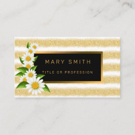 Luxe Best Popular White Gold Glitter Visitekaartje