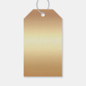 Luxe Black Gold Foil Pet Supplies Store Gift Label Cadeaulabel (Achterkant)