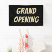Luxe Black & Gold GRAND OPENING Banner – Elegant (Insitu)
